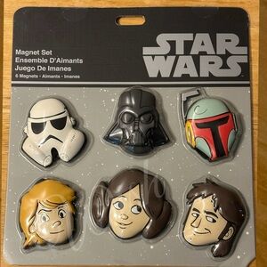 Star Wars Iconic Character Magnet Collection NWT